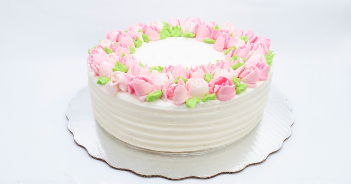 Pastel Día de la Mujer flores | Suspiros Cakes